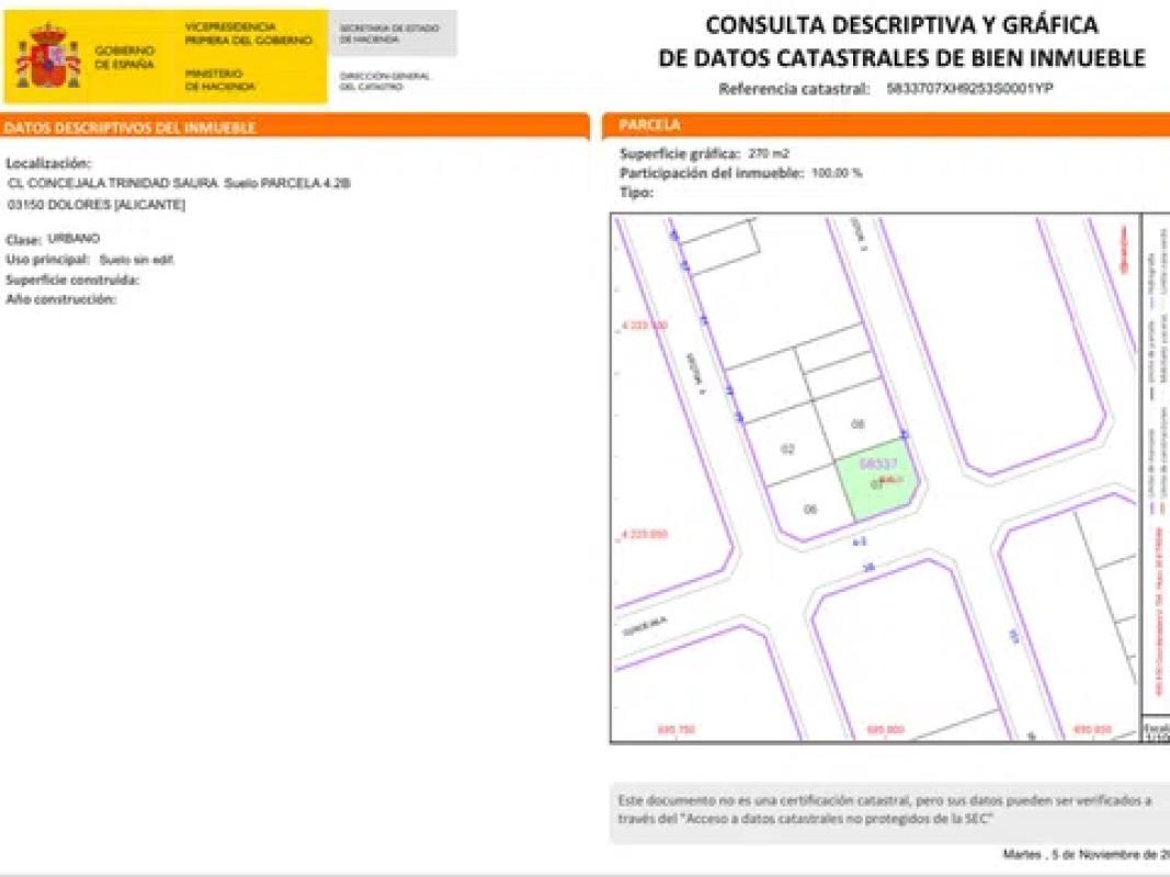Terreno en venta en Dolores, Alicante photo 5