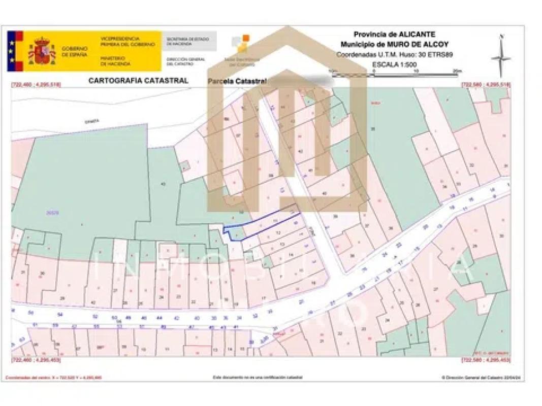 Działka na sprzedaż w Muro de Alcoy, Alicante plan 2