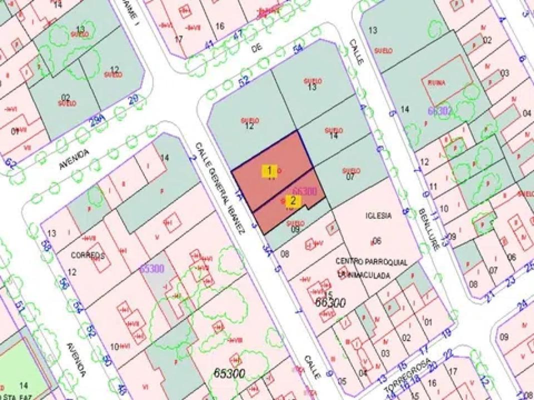 Land for sale in San Vicente del Raspeig, Alicante plan 1
