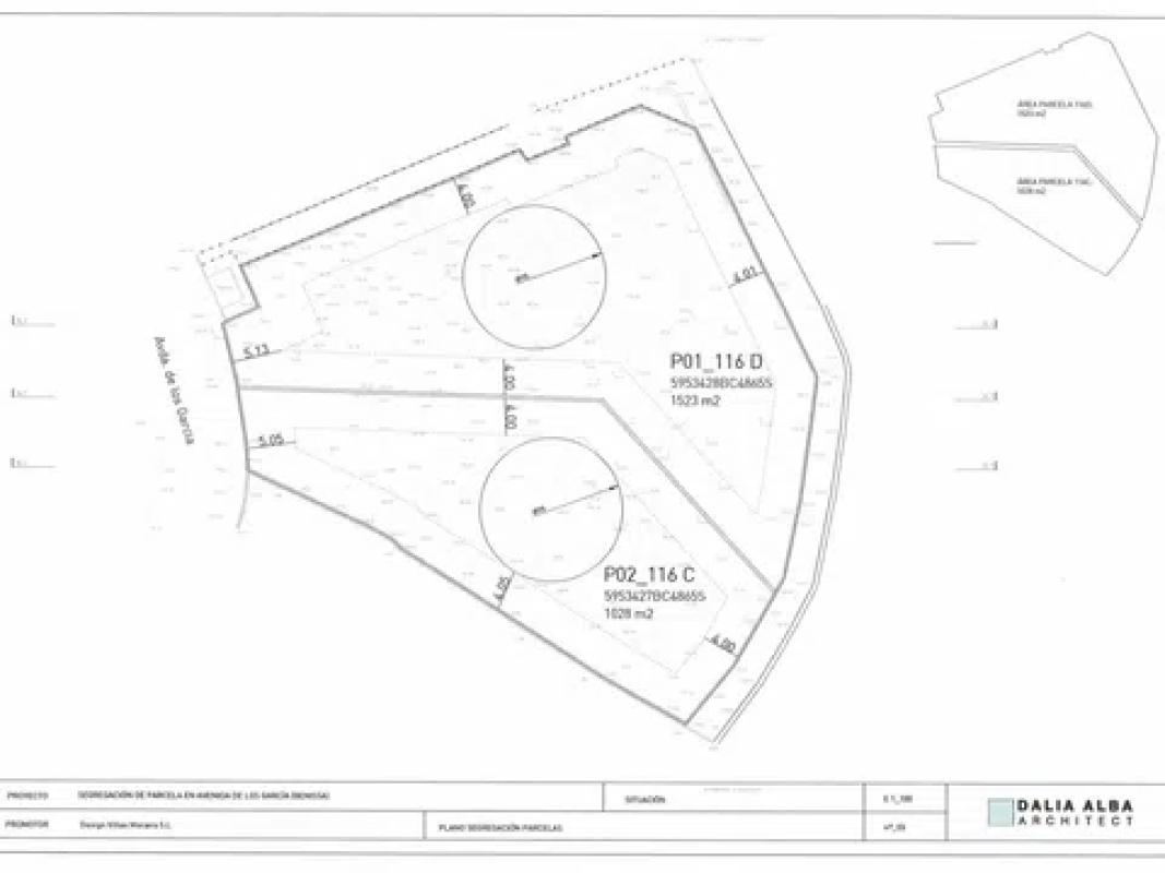 Участок земли на продажу в Бенисса, Аликанте plan 1