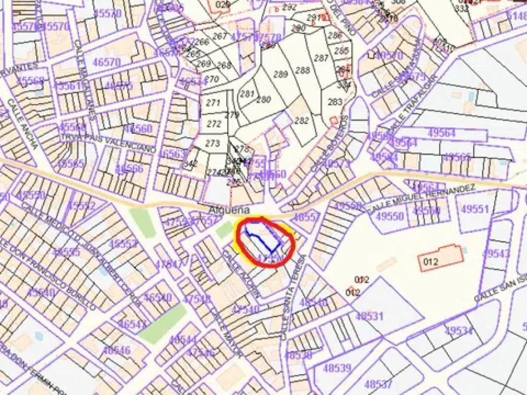 Terreno en venta en Algueña, Alicante plan 1