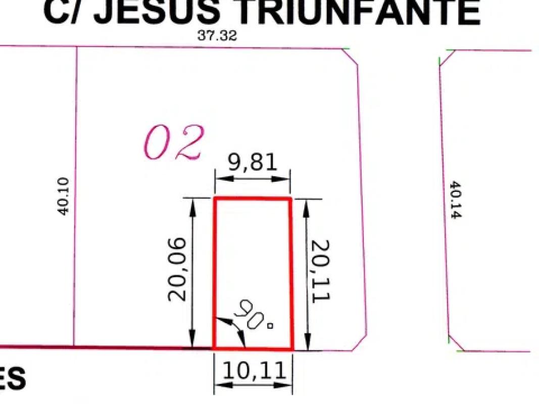 Terreno en venta en Cox, Alicante plan 1