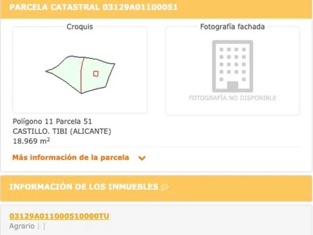 Terreno en venta en Tibi, Alicante photo 2