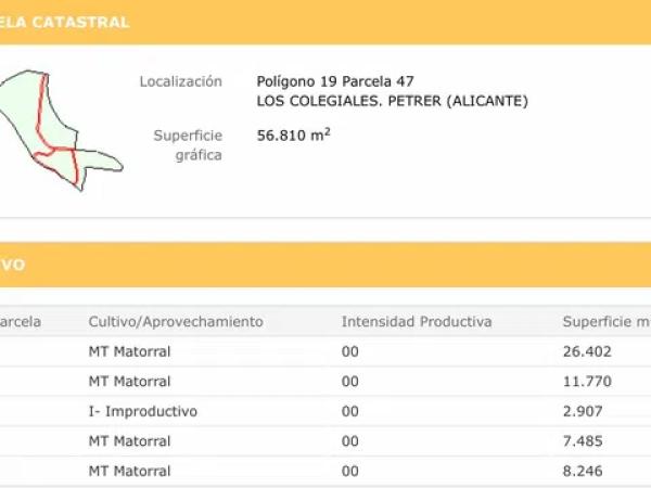 Terreno en Los Colegiales, poligono 19, parcela 47, 19 Polgonoparcela photo 4