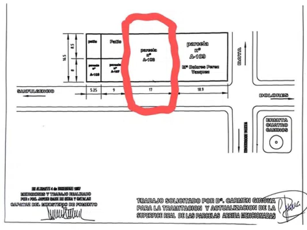Land for sale in Dolores, Alicante plan 2