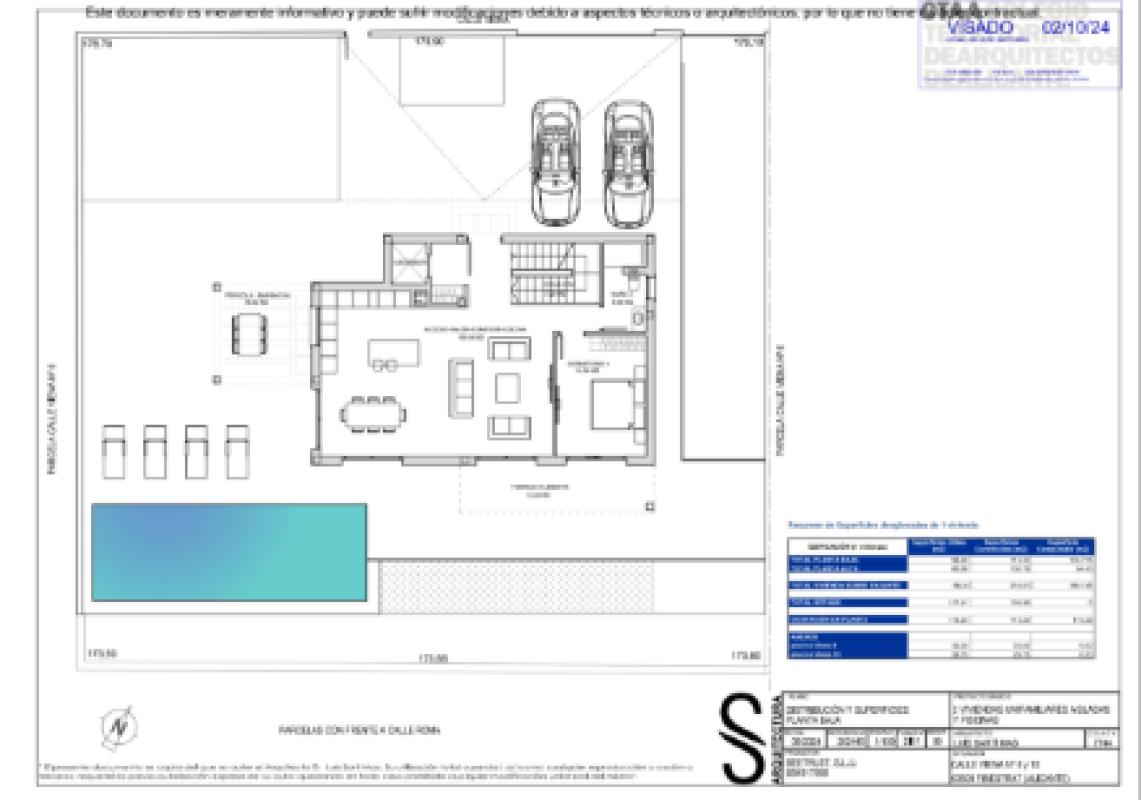 Obra nueva 2 Villas en Sierra Cortina en Finestrat (Revista) plan 4