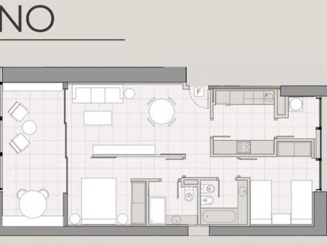 Venta de piso en Playa de Poniente, Benidorm
plan 1