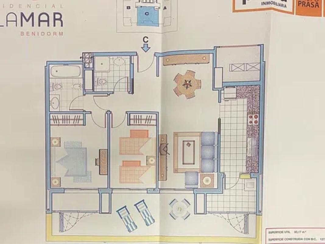 Sale of apartment in Calle Presidente Adolfo Suárez, 2, Benidorm
plan 1
