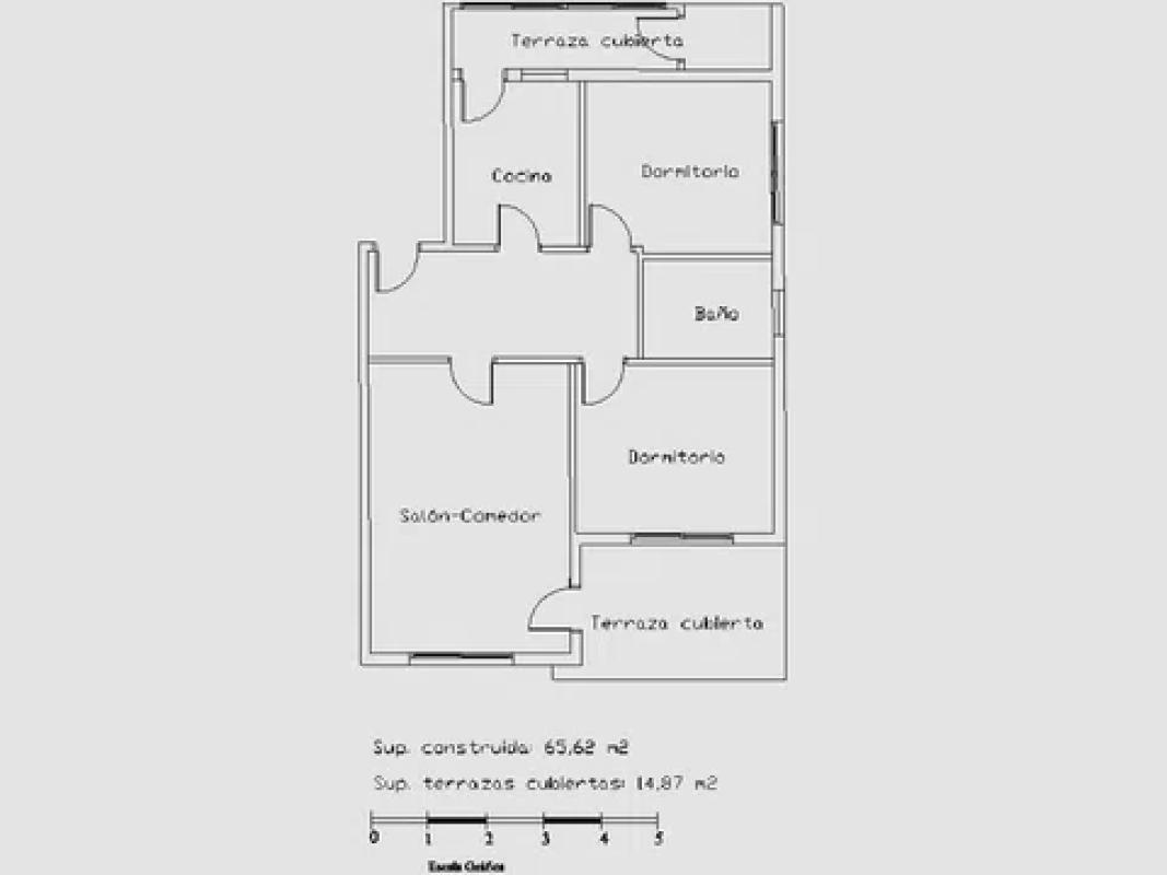 Venta de piso en Playa de Poniente, Benidorm
plan 1