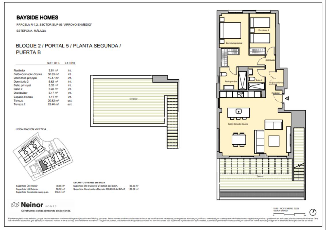 Venta de ático en  Partida Arroyo Enmedio, 52, Estepona plan 1
