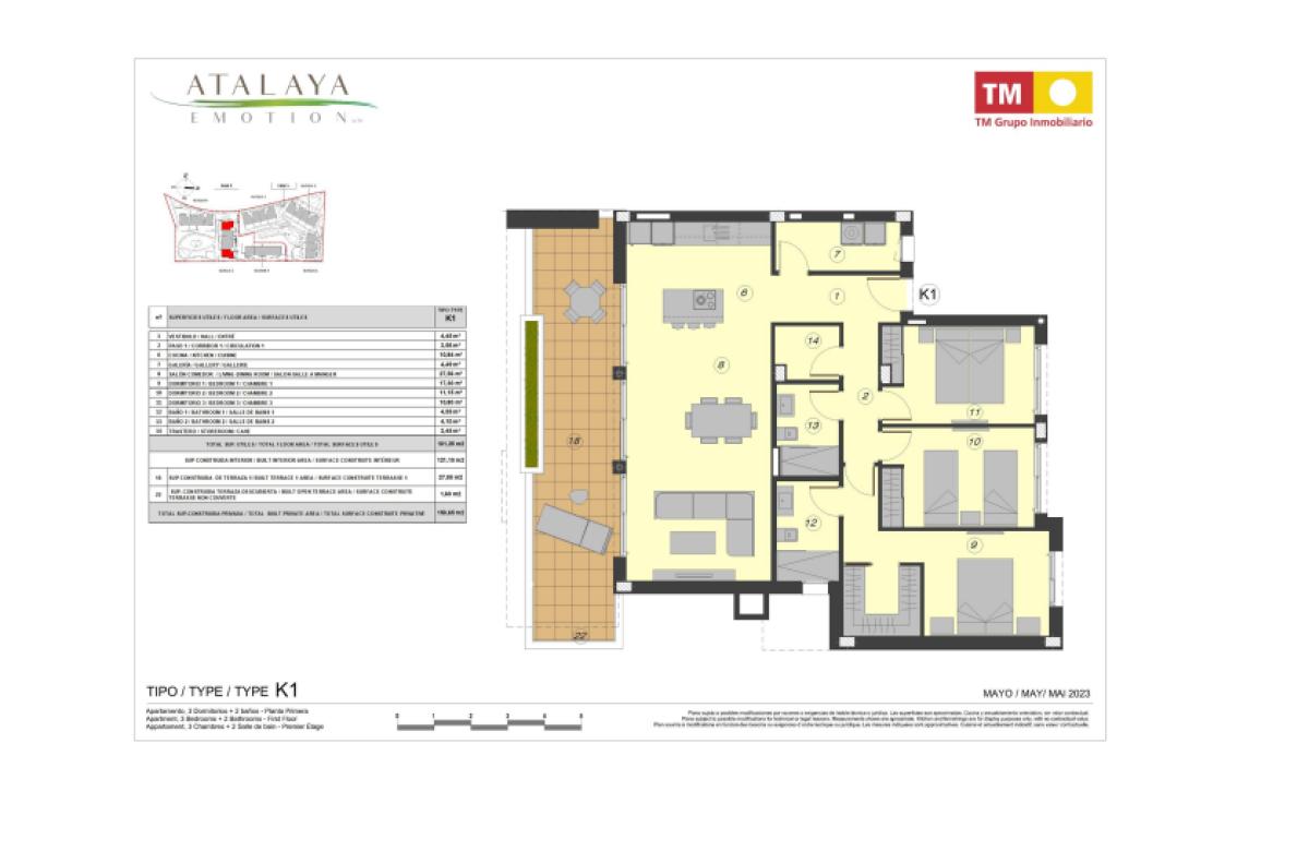 Venta de piso en Calle pico Alcazaba s/n, Estepona
 plan 1