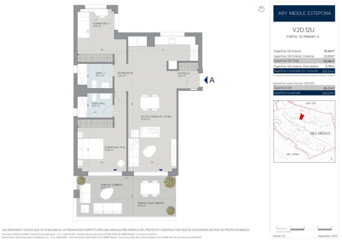 Продажа квартиры на Lomas de Arroyo Judío sn, Эстепона
plan 5