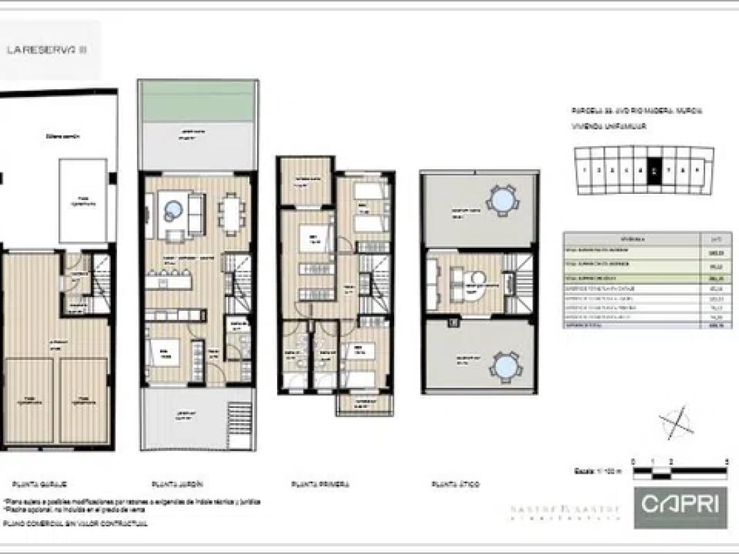 Venta de chalet adosado en  Río de Madera s/n , Murcia plan 4