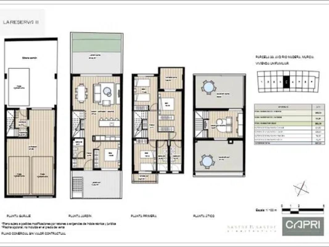 Venta de chalet adosado en  Río de Madera s/n , Murcia plan 6