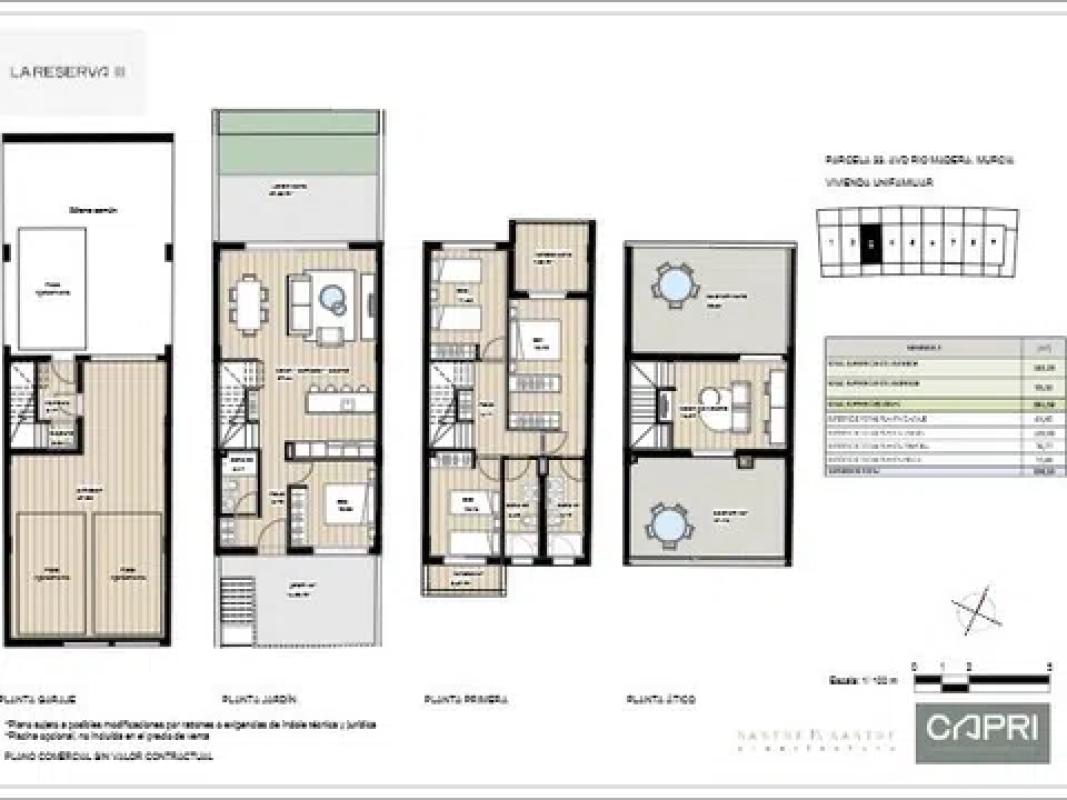 Venta de chalet adosado en  Río de Madera s/n , Murcia plan 7