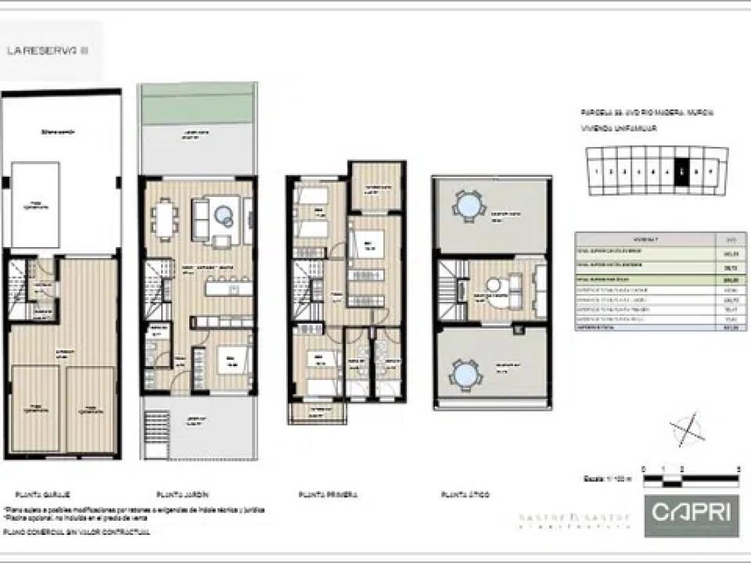 Venta de chalet adosado en  Río de Madera s/n , Murcia plan 10