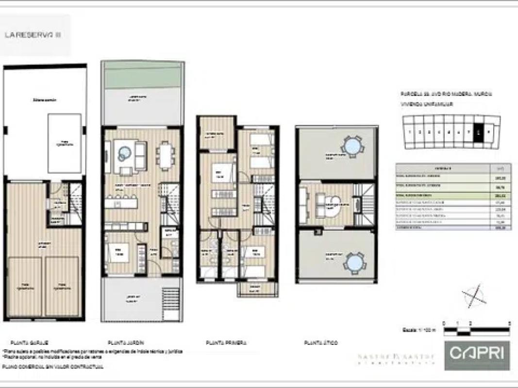 Venta de chalet adosado en  Río de Madera s/n , Murcia plan 12