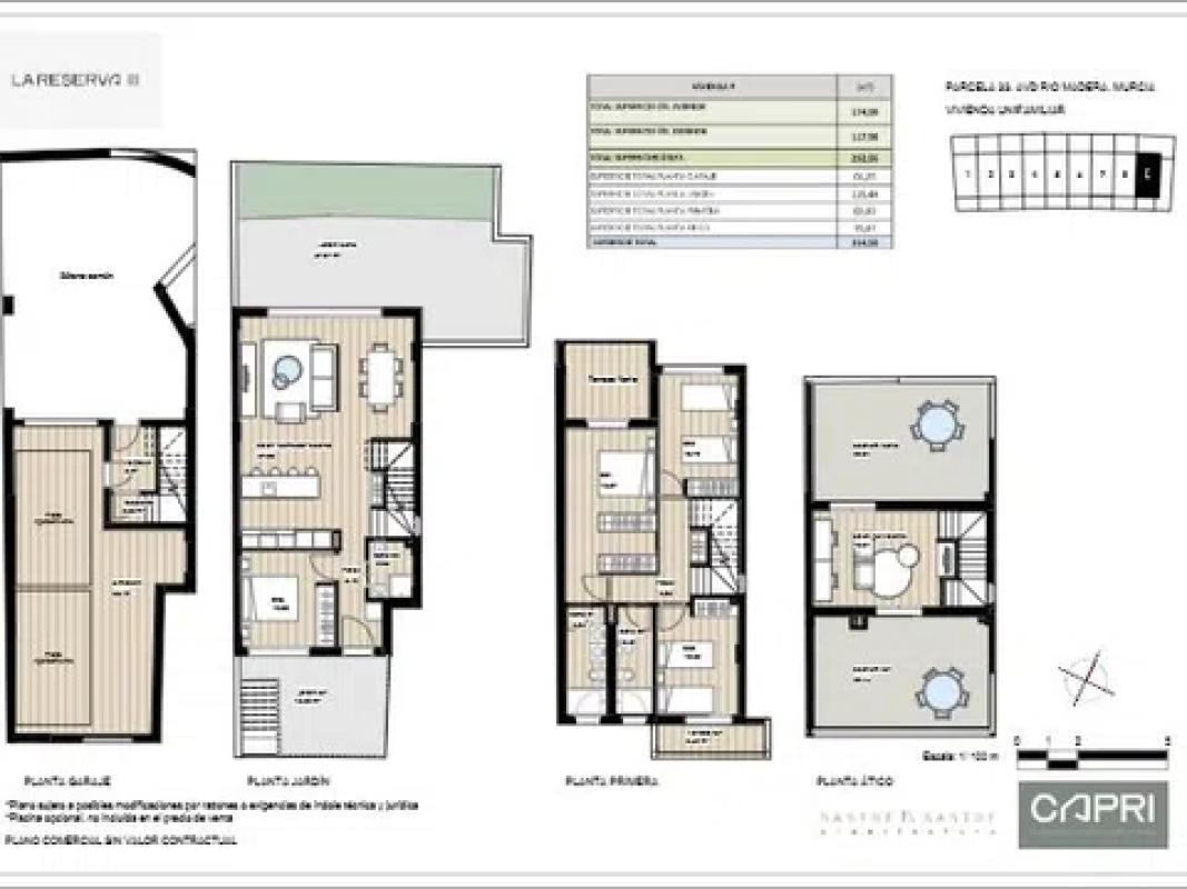 Venta de chalet adosado en  Río de Madera s/n , Murcia plan 13