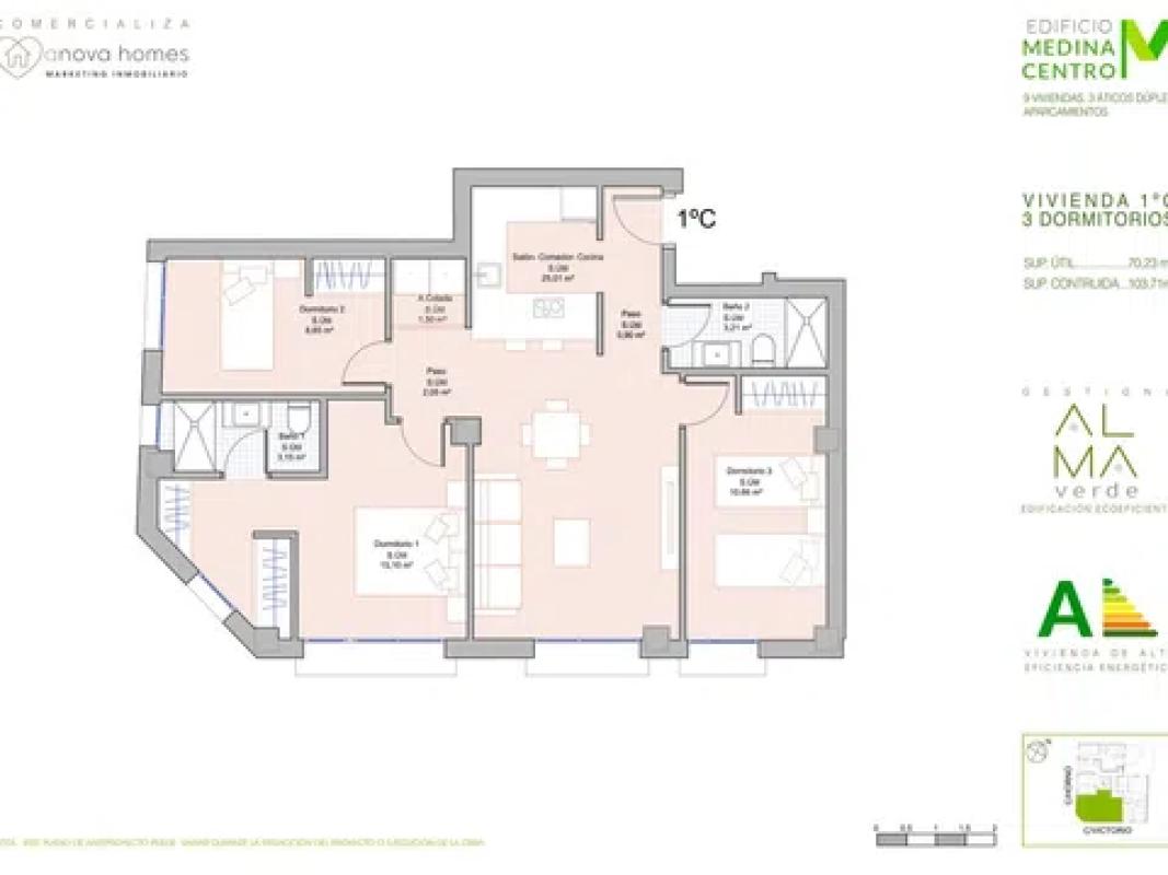 Venta de duplex en Victorio, 19, Murcia plan 1