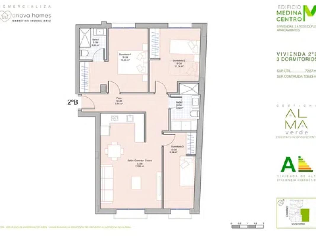 Venta de duplex en Victorio, 19, Murcia plan 3