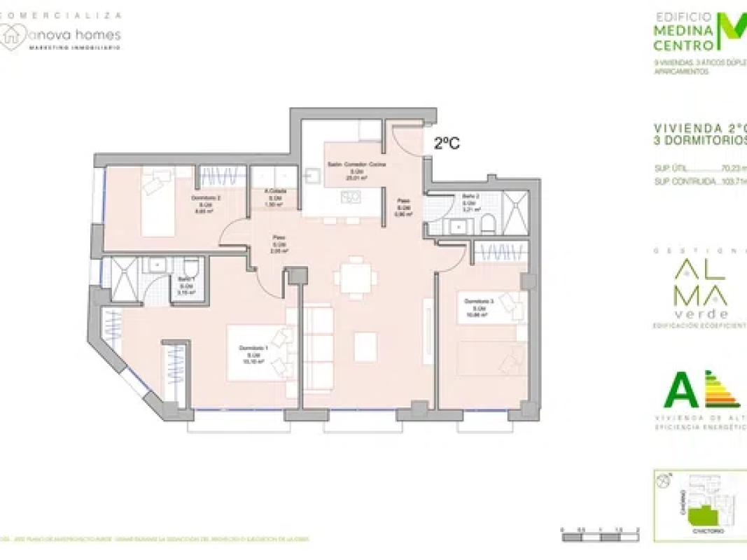 Venta de duplex en Victorio, 19, Murcia plan 10