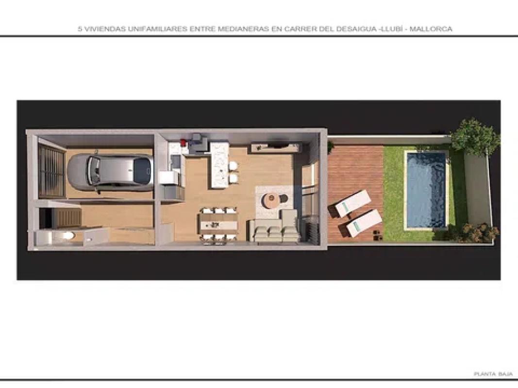Venta de chalet adosado en  Calle DESAIGUA s/n , Llubi plan 1