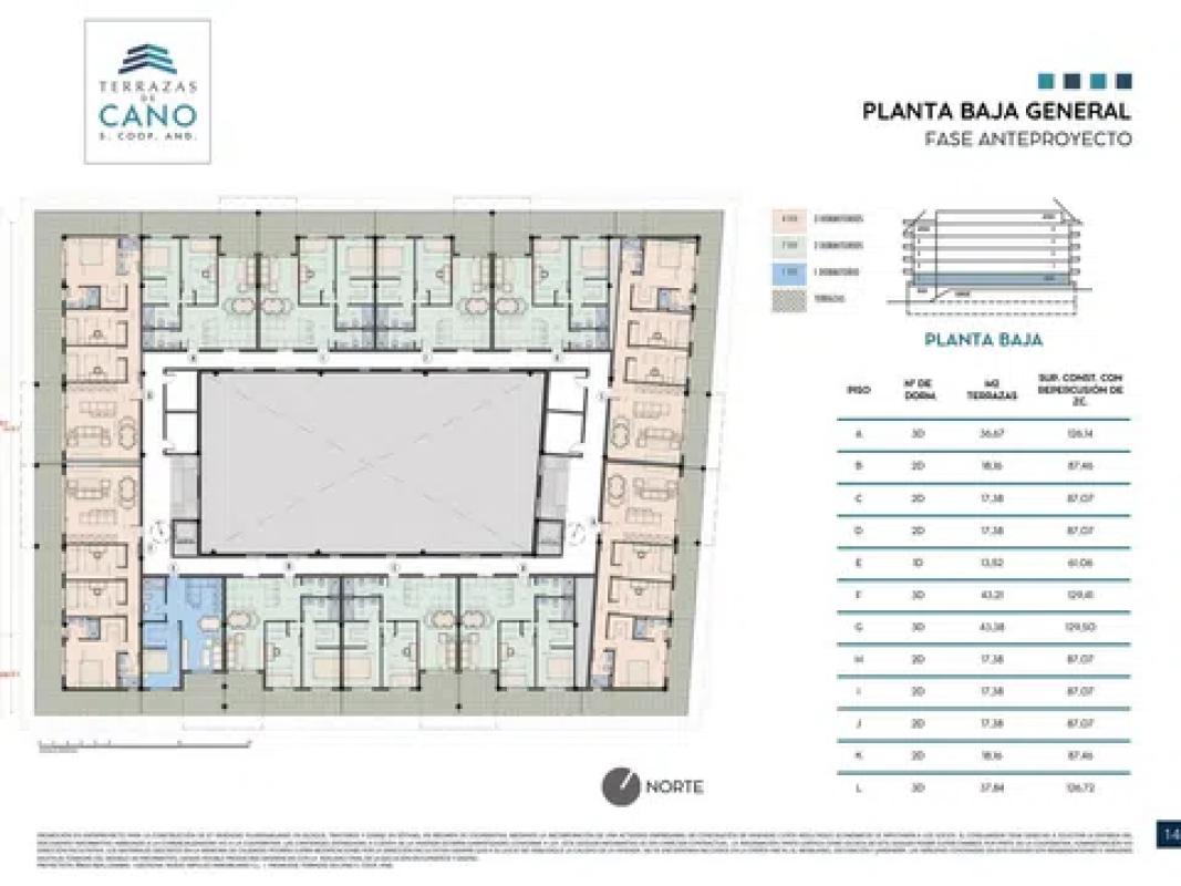 Obra nueva TERRAZAS DE CANO, S.COOP.AND. en El Puerto de Santa María (Revista) plan 1