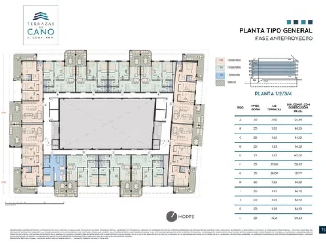 Obra nueva TERRAZAS DE CANO, S.COOP.AND. en El Puerto de Santa María (Revista) plan 3