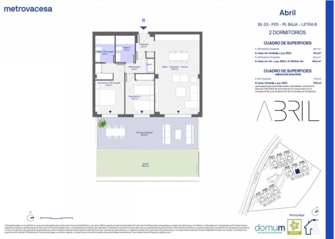 Abril Doña Julia, Casares
 plan 1