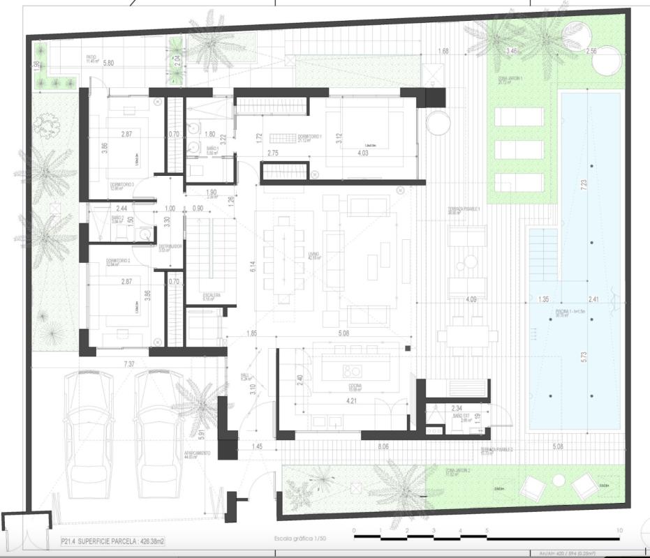 Obra nueva Villas Alana en Torre-Pacheco (Revista) plan 2