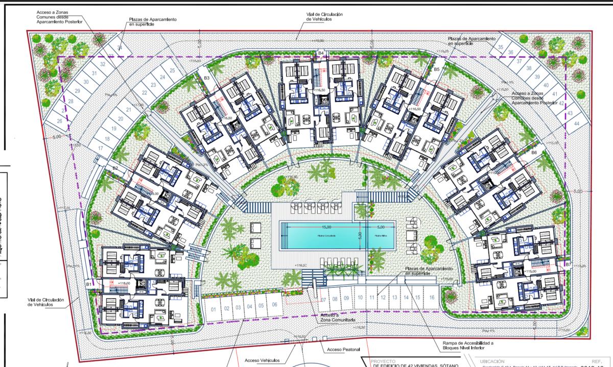 Obra nueva Las Orquídeas F1 en Cartagena (Revista) plan 3