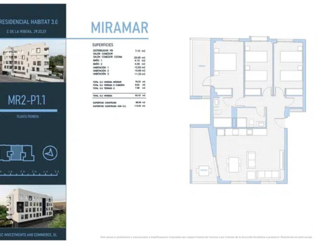 Venta de duplex en De la Ribera, 33, Miramar plan 4