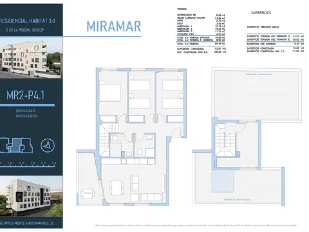 Venta de duplex en De la Ribera, 33, Miramar plan 8