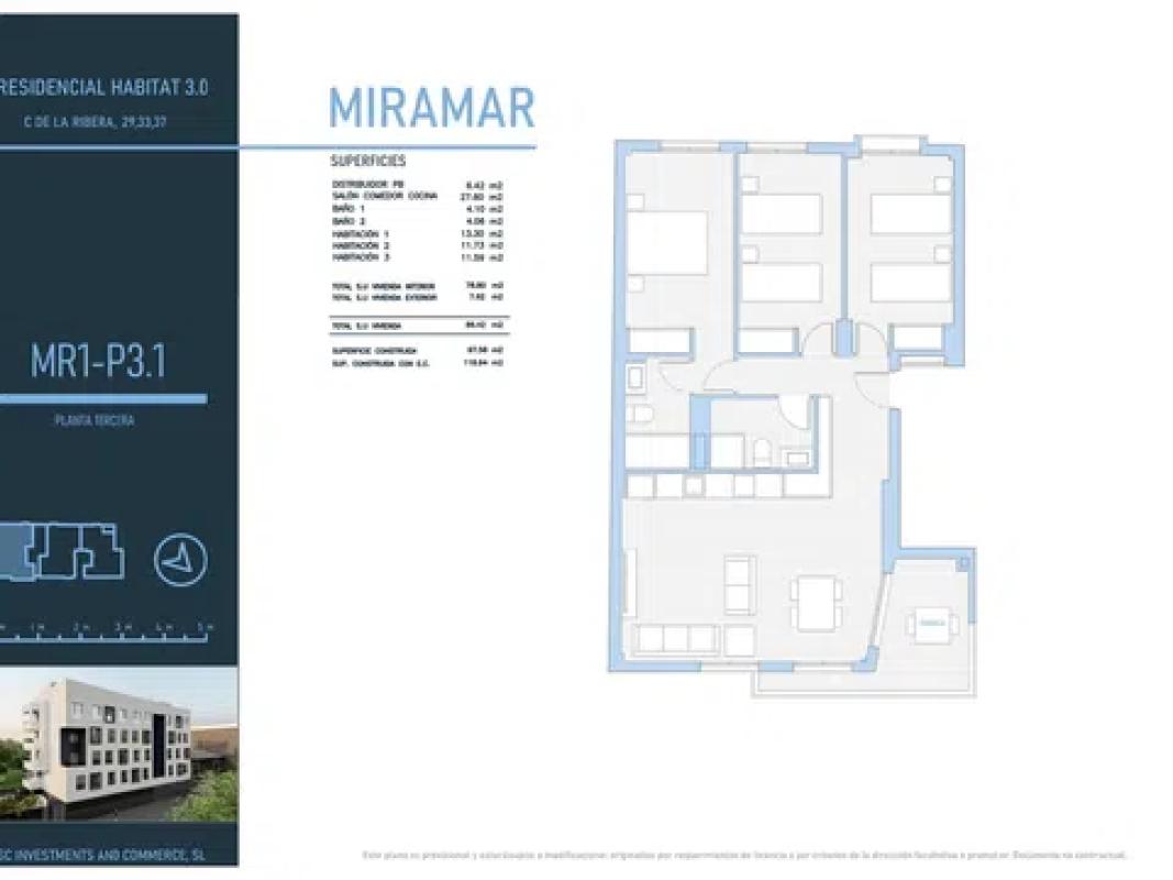 Venta de duplex en De la Ribera, 33, Miramar plan 11