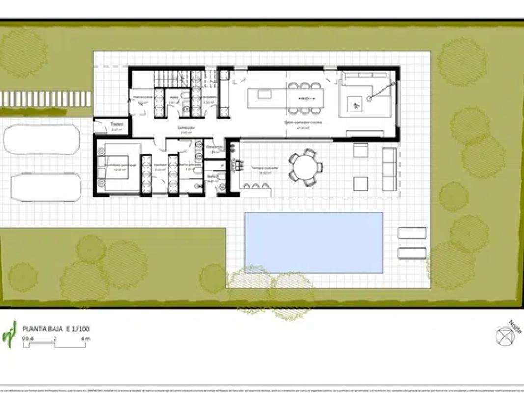 Obra nueva Mas Camarena en Bétera (Revista) plan 1