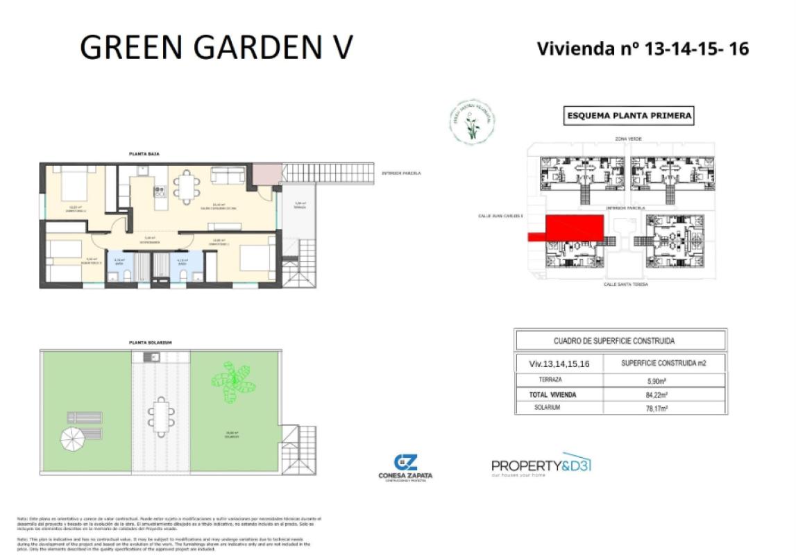 Sprzedaż poddasza w Calle Santa Teresa s/n, Pilar de la Horadada plan 2