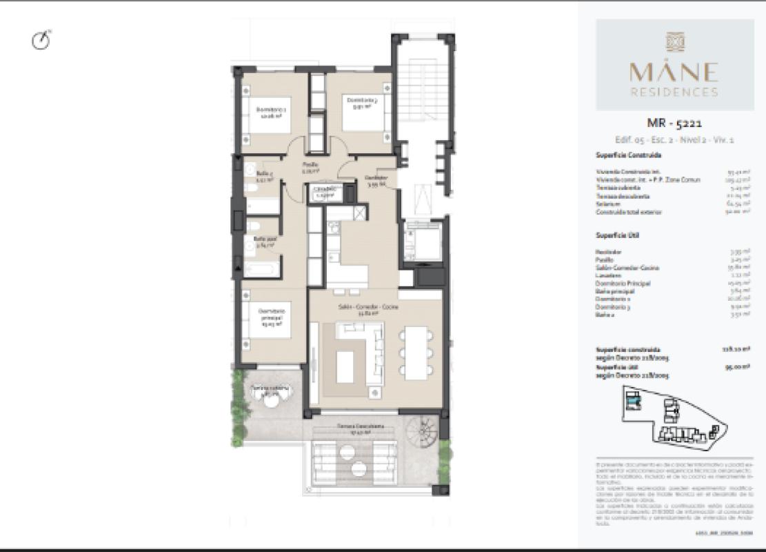 Penthouse sale in  Avenida Rocas Blancas 14 Bl 8, Esc. 1, 1, Benalmádena plan 2