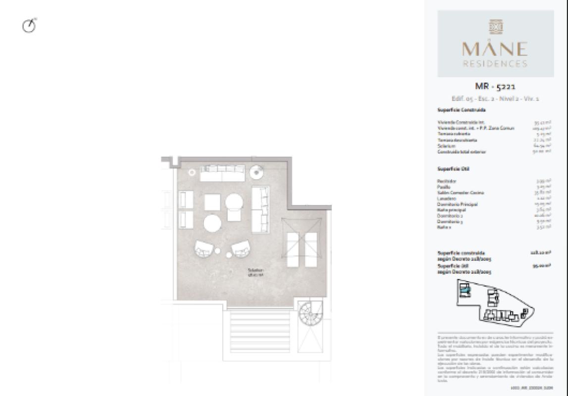 Penthouse sale in  Avenida Rocas Blancas 14 Bl 8, Esc. 1, 1, Benalmádena plan 3