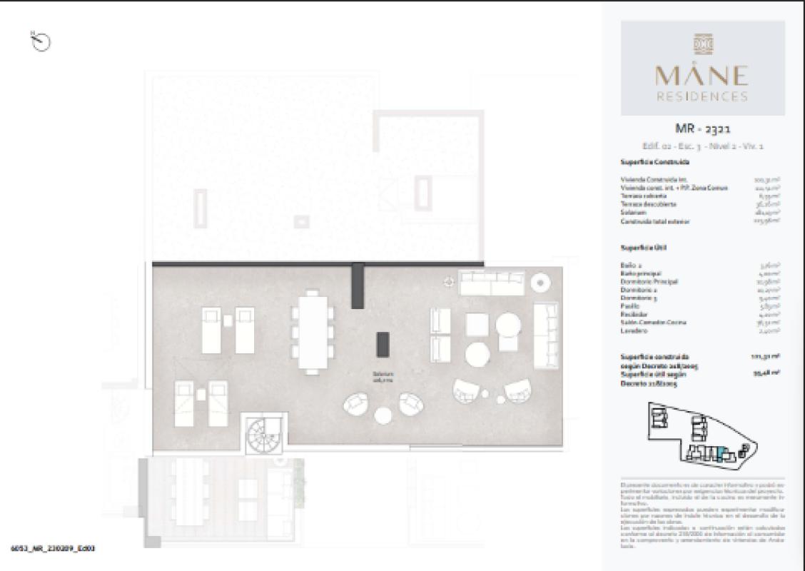 Venta de ático en Avenida Rocas Blancas 14 Bl 8, Esc. 1, 1, Benalmádena plan 3