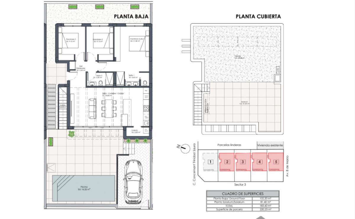 Недвижимость на продажу и в аренду в Испании plan 3