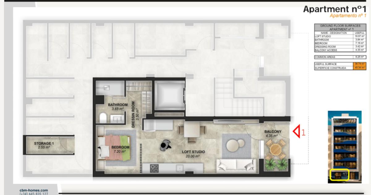 Sale of ground in Calle Beniajan, 15, Torrevieja
plan 6