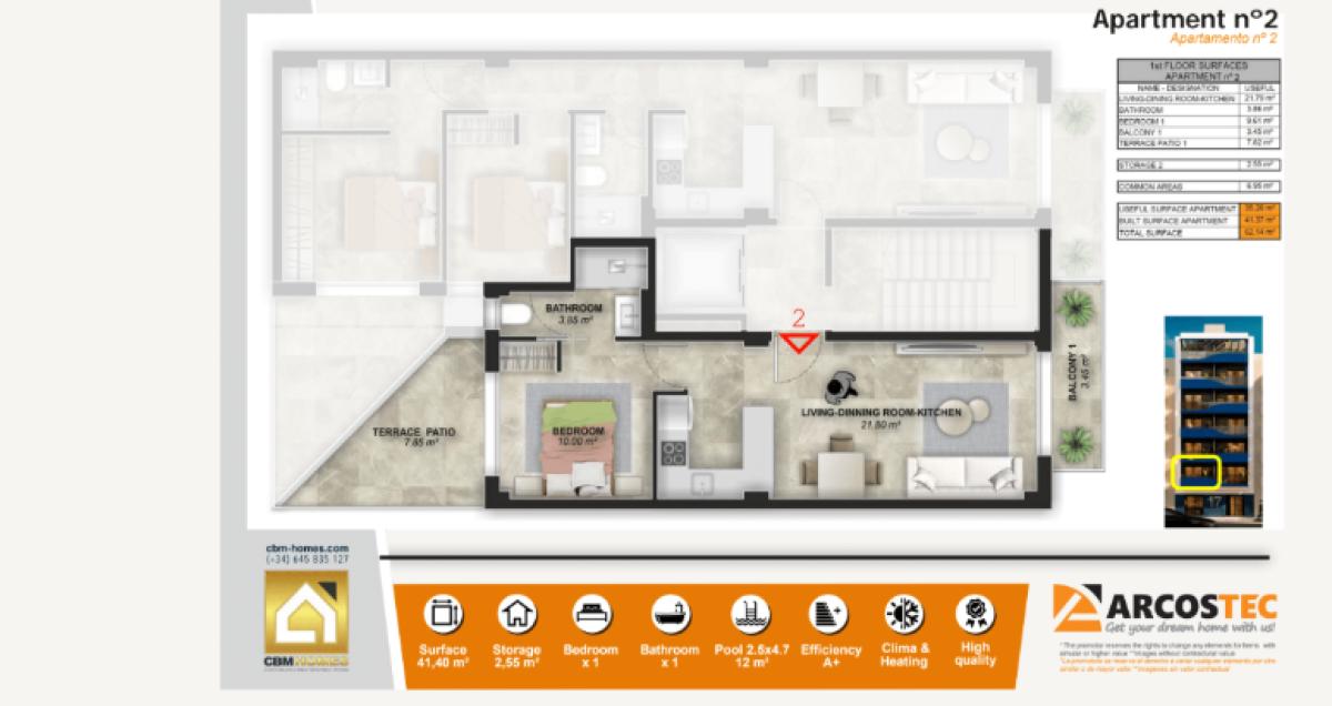 Продажа квартиры на Calle Beniajan, 15, Торревьеха
plan 6