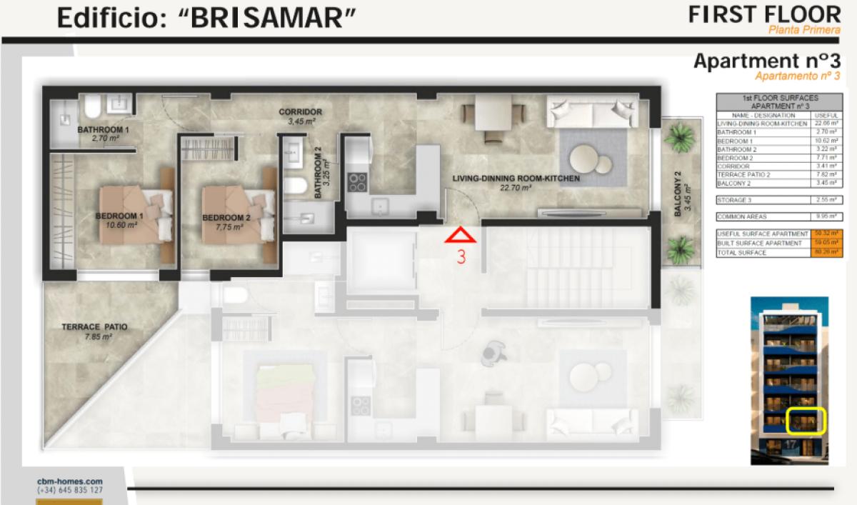 Продажа квартиры на Calle Beniajan, 15, Торревьеха
plan 6