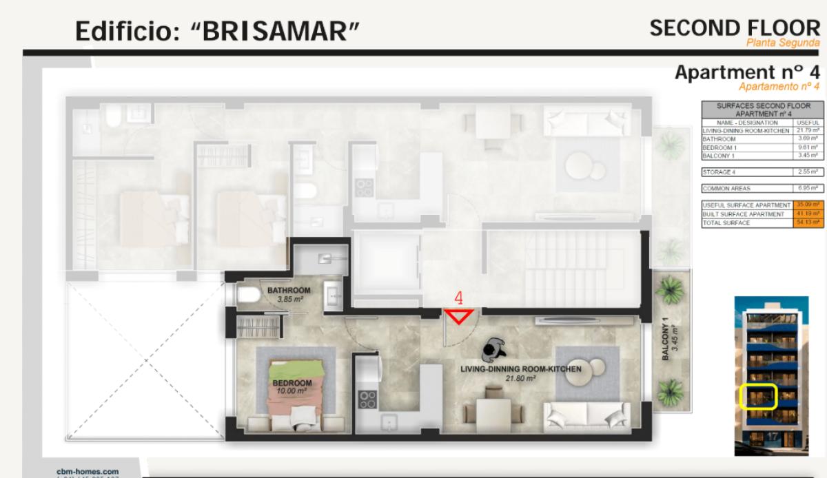 Продажа квартиры на Calle Beniajan, 15, Торревьеха
plan 6