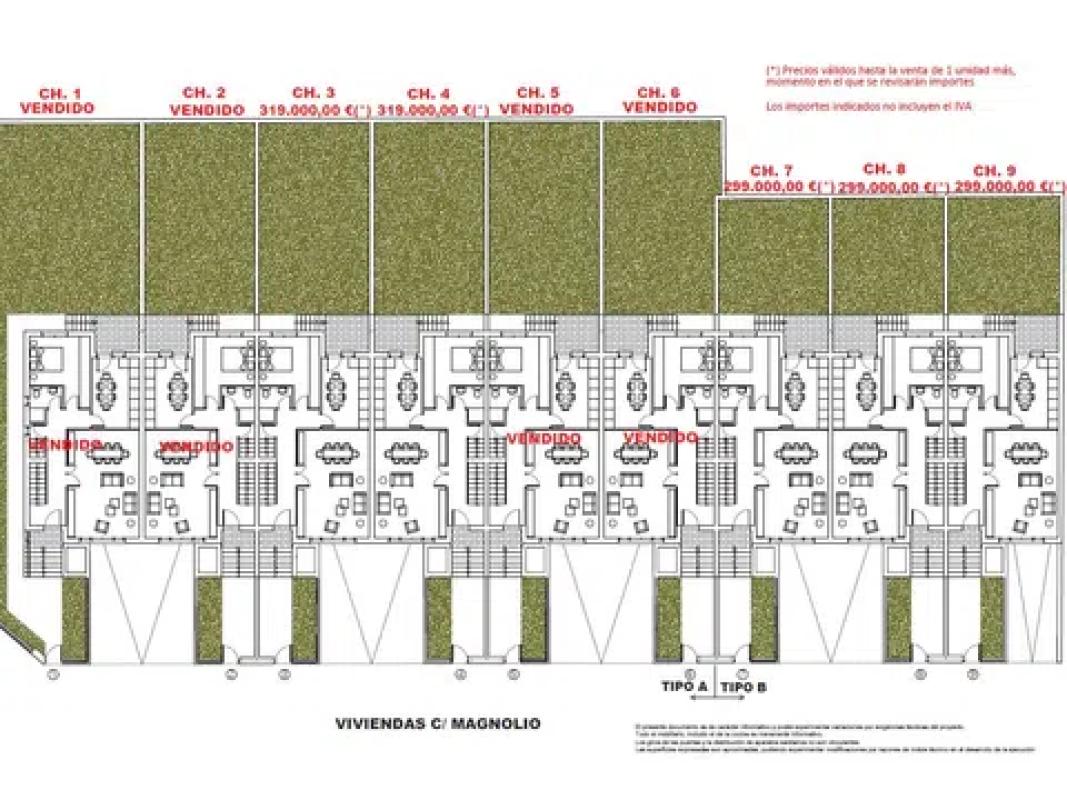 Obra nueva CALLE MAGNOLIO en Ávila (Revista) plan 4