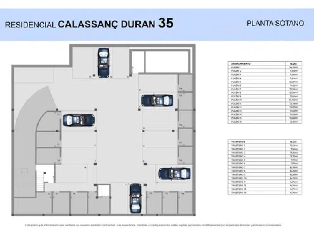 Obra nueva Residencial Calassanç Duran 35 en Sabadell (Revista) plan 2