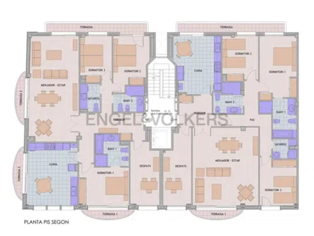 Sale of apartment in Lluis Companys, Sant Quirze del Vallès
plan 1