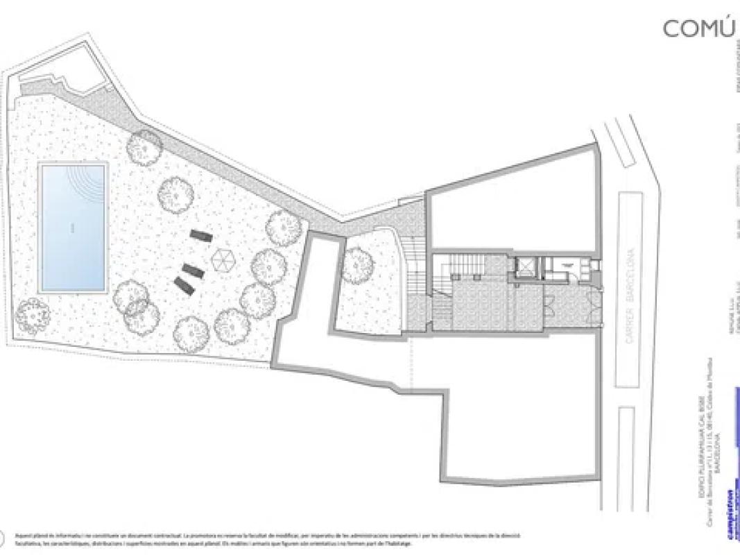 Obra nueva Cal Bisbe en Caldes de Montbui (Revista) plan 1
