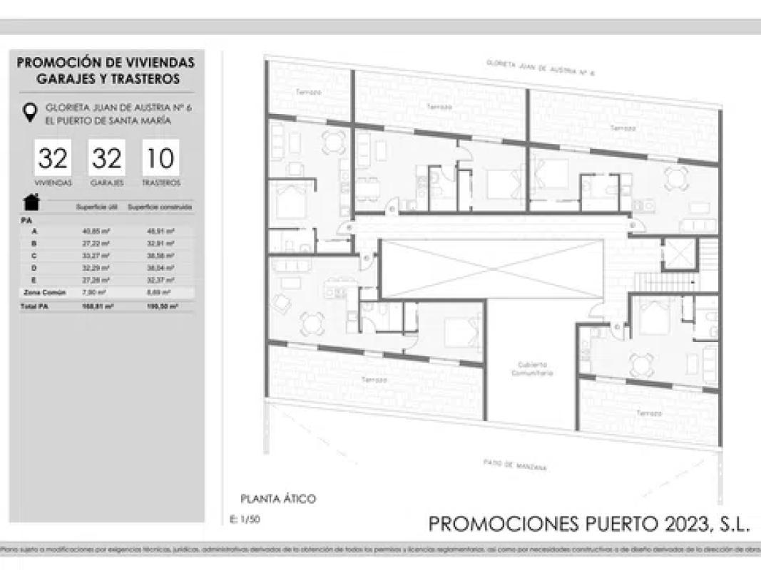 Obra nueva JUAN DE AUSTRIA Nº 6 en El Puerto de Santa María (Revista) plan 6