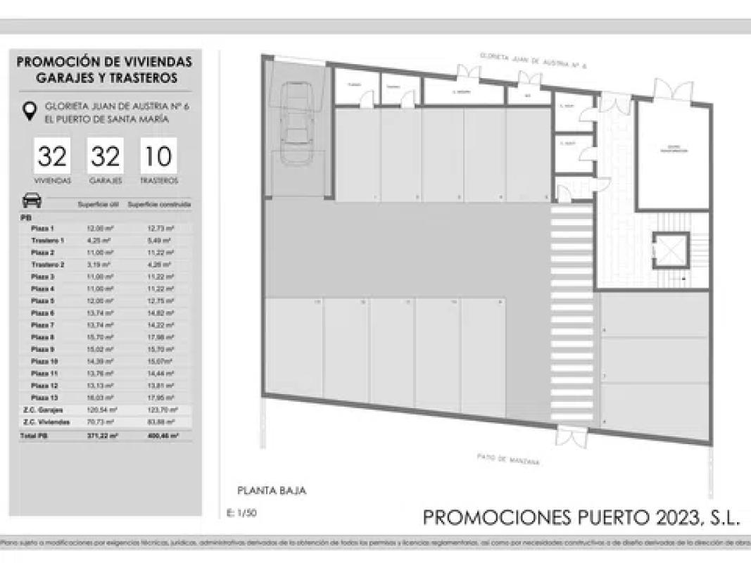 Obra nueva JUAN DE AUSTRIA Nº 6 en El Puerto de Santa María (Revista) plan 7